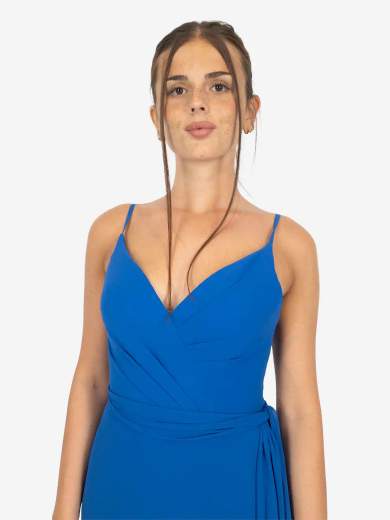 Bianca Brandi Abito da cerimonia asimmetrico con stola 29279