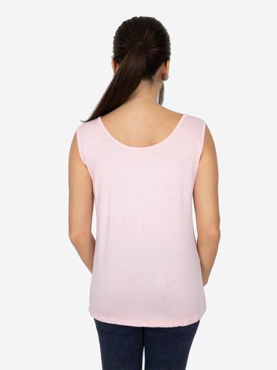 Canotta Donna Curvy Oversize a Spalla Larga in Viscosa Elasticizzata