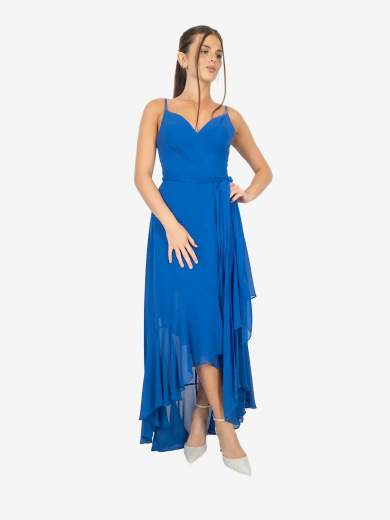 Bianca Brandi Abito da cerimonia asimmetrico con stola 29279