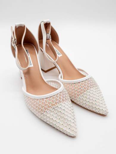 Décolleté da sposa bianca tacco 7 cm