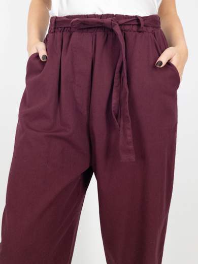 Susy Star Pantalone Curvy Modello Carota in Cotone STS700025