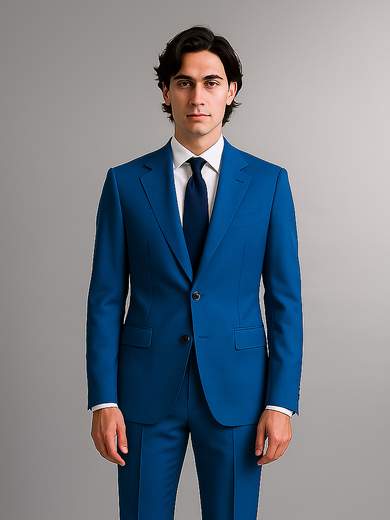 MARCEL MOREL Abito Uomo Slim Fit Drop 8 Giacca e Pantalone Misto Viscosa AB0469-420-AY279A-D8