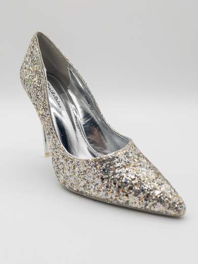 Silver Ceremony Décolleté with 10.5 cm Heel