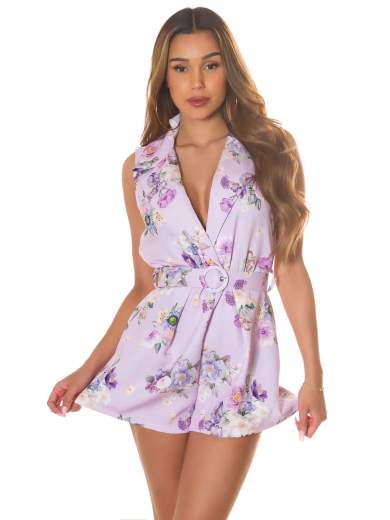 KOUCLA Tuta sexy Koucla con stampa floreale e cintura 0000KOV78261