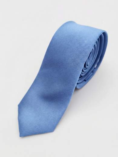 Pure Silk Solid Color Slim Tie 5 cm