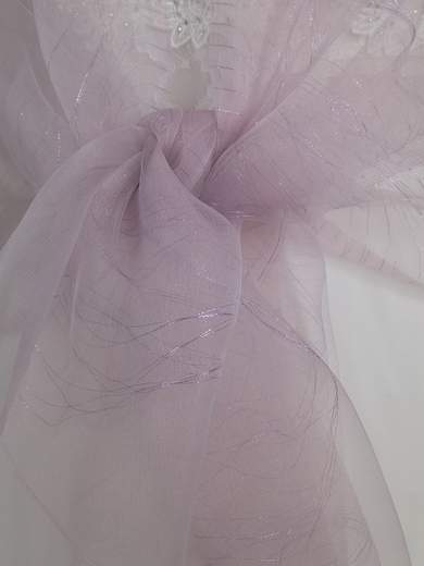Stola da Cerimonia in Tulle con Fili Glitterati