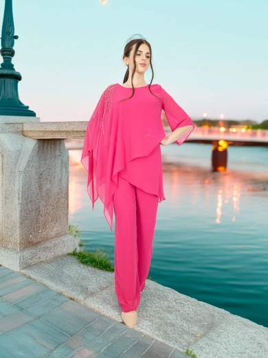 JEAN CRYÒ Completo elegante da cerimonia con casacca e pantaloni 35276