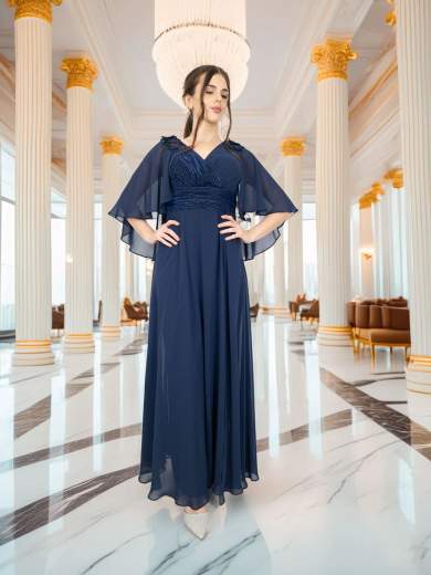 JEAN CRYÒ Tuta Elegante da Cerimonia con Maniche Aperte e Dettagli Brillanti 35318