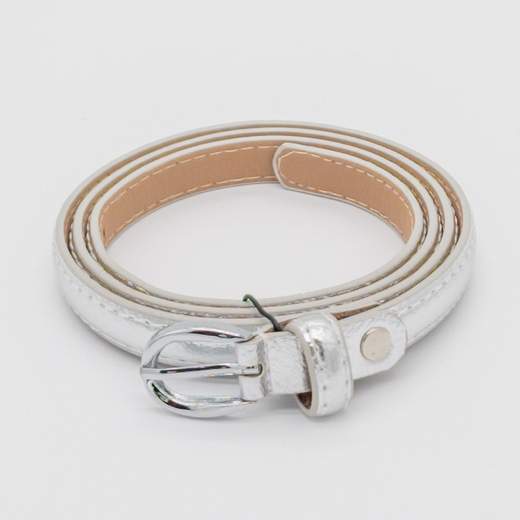 STRABELLO Cintura donna in pelle PU con fibbia argentata ZSP17041