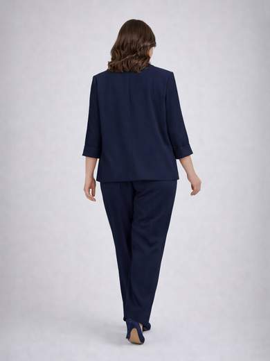 Sologioie Curvy Completo Tailleur Curvy Tre Pezzi Elegante Cerimonia YSV220