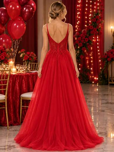 Abito Lungo da Principessa per 18esimo con Strass e Tulle 97680F