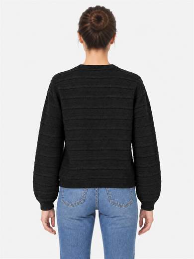 Crewneck Pullover in Wool Blend 12-Gauge CE4140