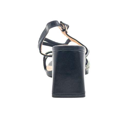 Sandali Eleganti Donna con Strass – Modello BJL-21-NERO