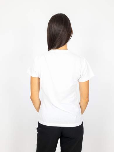 BLUE JOINT T-shirt Maniche Corte Donna In Cotone Con Scritte E Stampe 24062