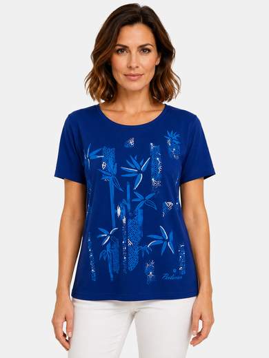 PERLARARA Women's Cotton Short Sleeve T-Shirt E106