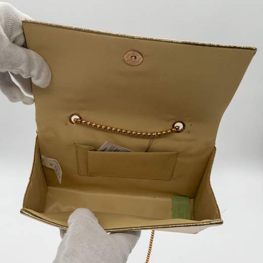 MICHELLE MOON Pochette Cerimonia Oro con Catenella HD1323-ORO