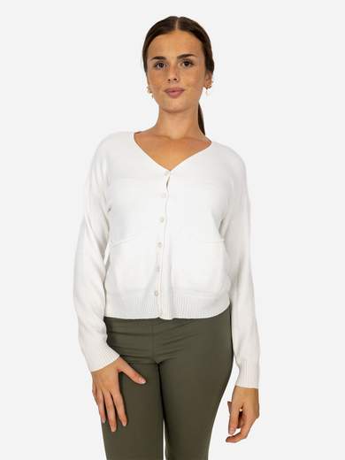 CARMEN Cardigan donna scollo a V con bottoni L5213