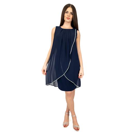 Frank Lyman Abito Cerimonia Donna Corto Tubino con Strass Taglie Forti