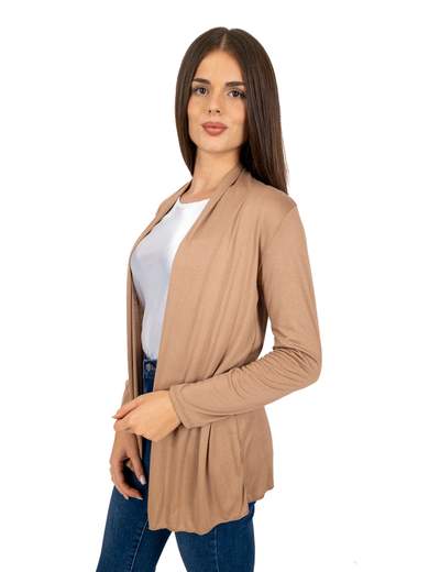 Women’s Long Open Cardigan Slim Fit