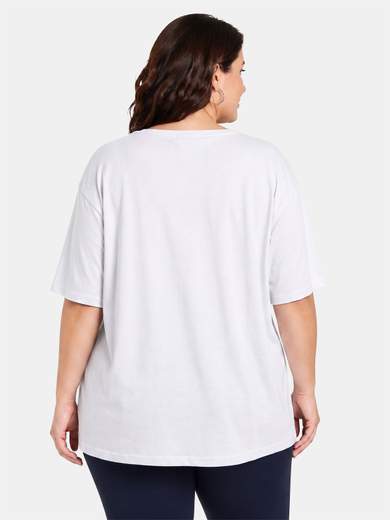 Maxi Curvy T-shirt 100% Cotton One Size 56/58
