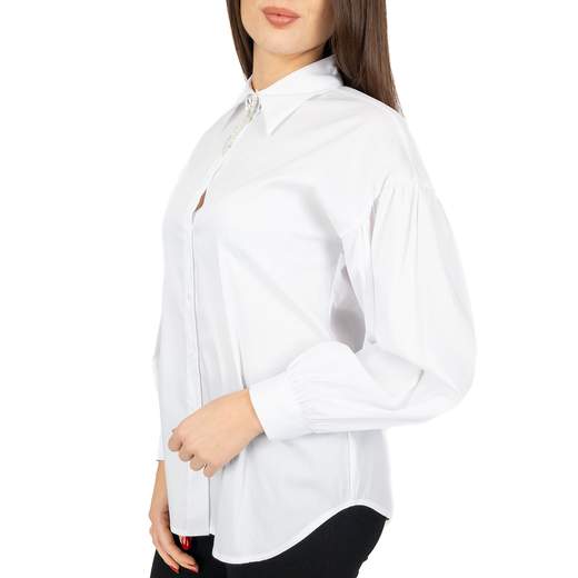 Camicia Donna Maniche a Sbuffo Stile Elegante e Comodo