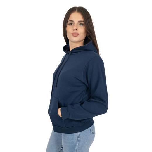 Felpa Donna con Cappuccio e Tasca Frontale