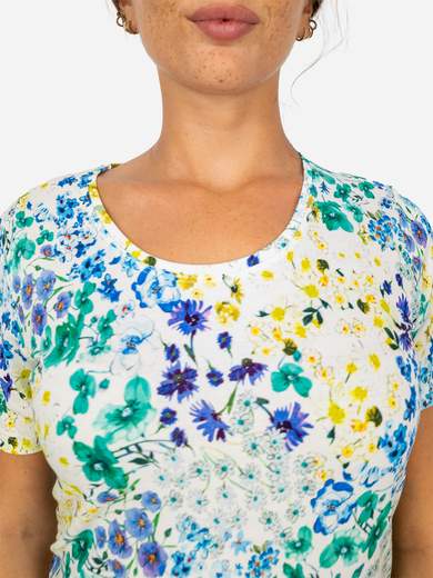 Women’s summer stretch viscose T-shirt – Made in Italy