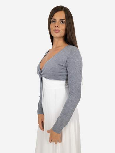 Minority Coprispalle cerimonia corto in maglia glitterata N3-8377B