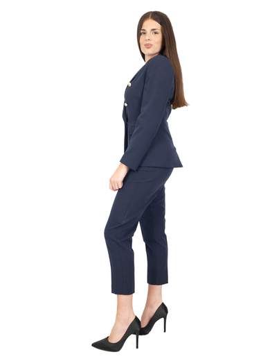 Tailleur Pantalone Con Giacca Doppiopetto Per Matrimonio O Laurea