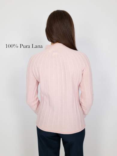 Maglia Lupetto Donna In Pura Lana Calda E Morbida