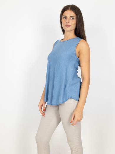 Canotta Donna Spalla Larga Sportiva Lunga E Morbida