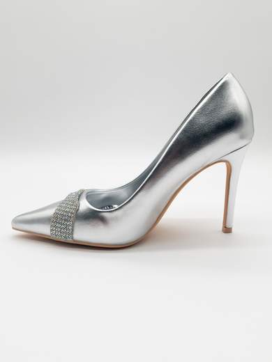 Silver Ceremony Pumps with 10 cm Heel