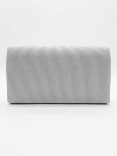 White Glitter Evening Clutch with Detachable Chain