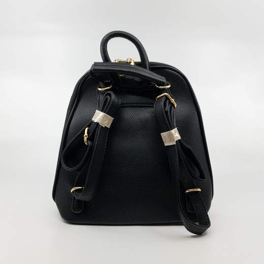 Zaino Borsa Da Donna Rigida Con Spallacci Regolabili E Zip