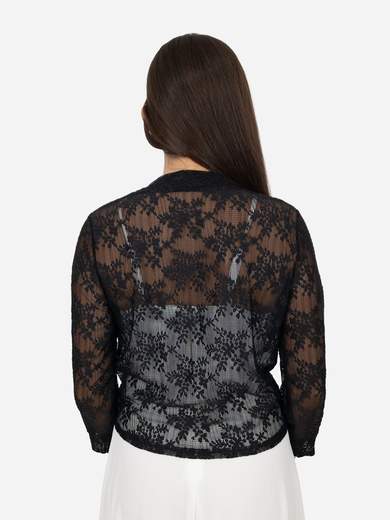 STRABELLO CERIMONIA Coprispalle in pizzo da cerimonia con chiusura a laccio P49250009963-21009