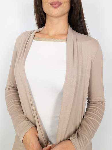 Women’s Long Open Cardigan Slim Fit