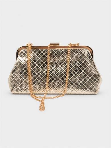 BACI E ABBRACCI Pochette Oro Elegante da Cerimonia TC2942-ORO