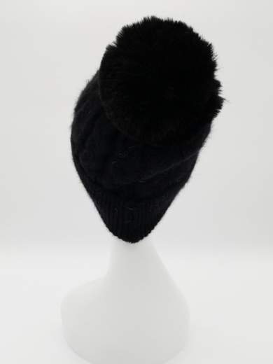 Cappello Invernale Donna Con Pompon Elegante