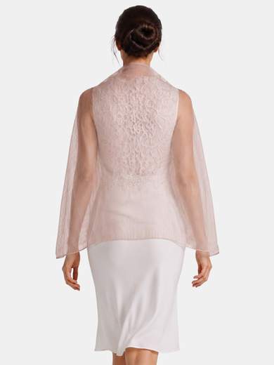 Stola da Cerimonia in Tulle con Fili Glitterati
