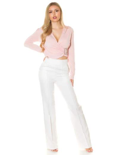 KOUCLA Camicetta Corta con Fibbia Glitterata 0000LT39839