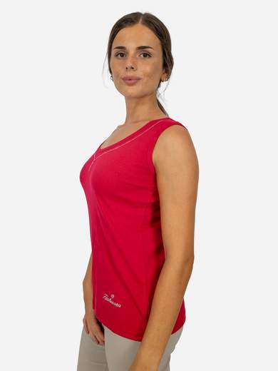 Women's Cotton Tank Top with Rhinestones Perlarara
