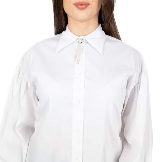 Camicia Donna Maniche a Sbuffo Stile Elegante e Comodo