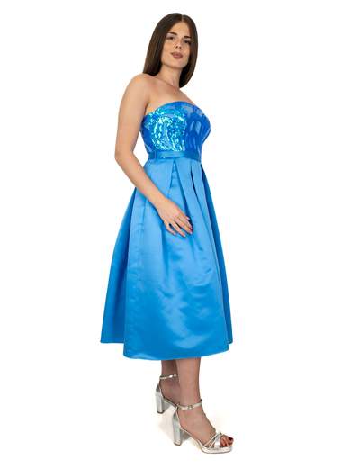 ALLURE Abito Longuette Cerimonia Elegante Per La Mamma Sposa O Sposo