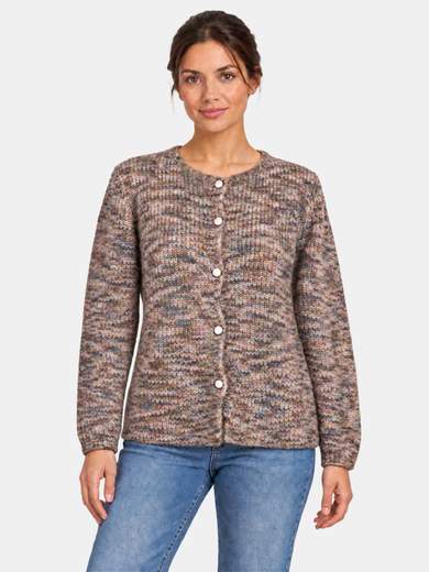 Women's Soft Wool Blend Cardigan with Buttons