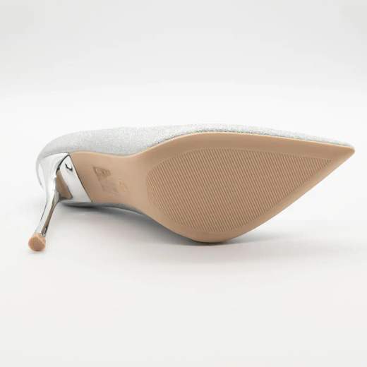 Décolleté argento glitter con tacco 11 cm – Eleganza e stile per ogni occasione