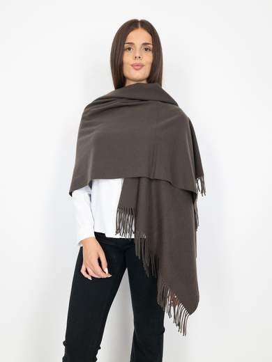 STRABELLO Sciarpa Donna Invernale Lunga Morbida Con Frange In Viscosa