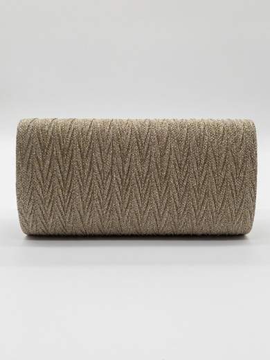 Pochette da cerimonia oro elegante in lurex