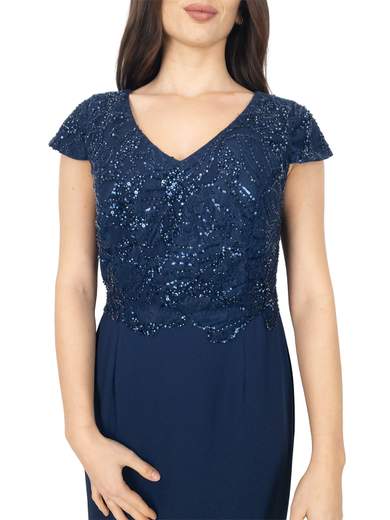 Long formal dress with jacket for mother of the bride