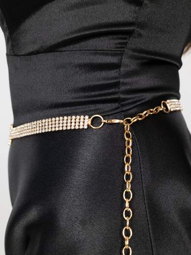 Cintura Gioiello Elegante con Strass per Abiti da Sera