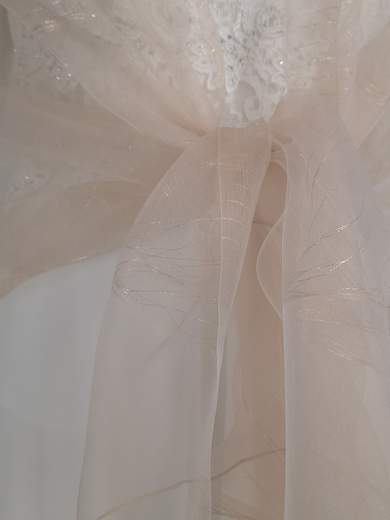 Stola da Cerimonia in Tulle con Fili Glitterati